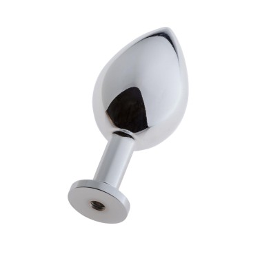 MALESATION Alu-Plug with suction cup large, chrome